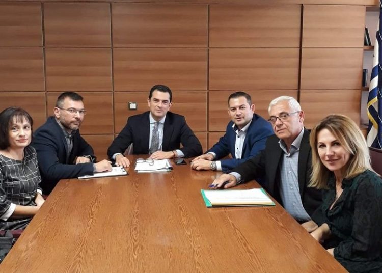 Συνάντηση του Αντιπεριφερειάρχη Αγροτικής Ανάπτυξης, Θοδωρή Βασιλόπουλου με τον Υφυπουργό Αγροτικής Ανάπτυξης και Τροφίμων, Κώστα Σκρέκα