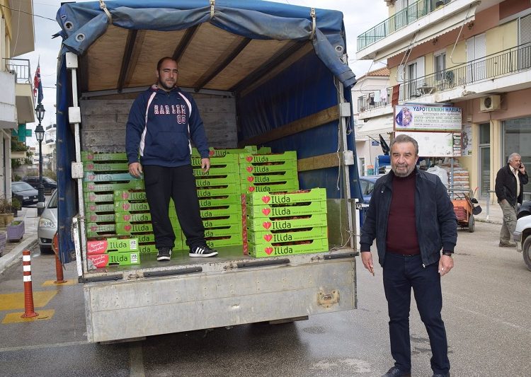 Ευγενική χορηγία από τους Συνεταιρισμούς Φράουλας «Υρμίνη» και «Ήλιδα», προς τον Δήμο Ανδραβίδας-Κυλλήνης