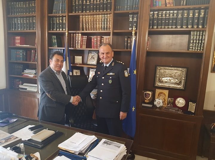 Συνάντηση Δημάρχου Πύργου με το νέο Αστυνομικό Διευθυντή Ηλείας