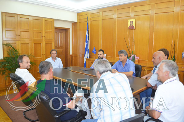 Συνάντηση νέου Δ.Σ ΟΕΒΕ Ηλείας με τον Αντιπεριφερειάρχη (Φωτο)