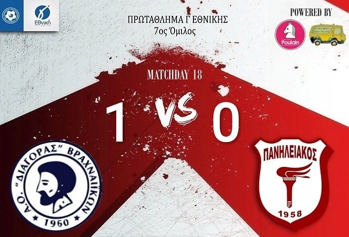 Πανηλειακός: Πως ήρθε η ήττα από τον Διαγόρα Βραχνεΐκων για την 18η μέρα