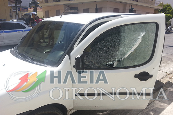 Αμαλιάδα: Σύγκρουση Ι.Χ. με δίκυκλο στην διασταύρωση Πετραλιά