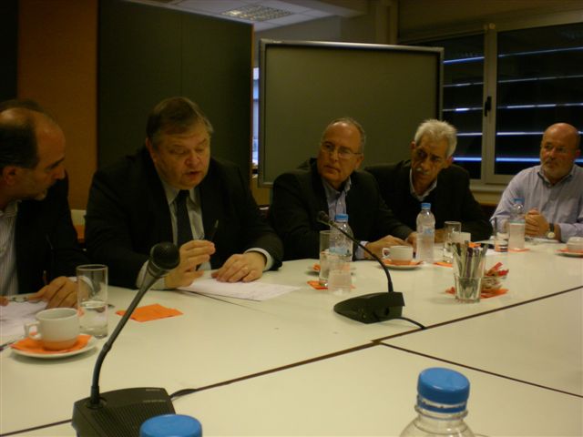 Συναντήθηκαν στην Αθήνα για την Ολυμπία Οδό με Κουβέλη, Βενιζέλο και άλλους