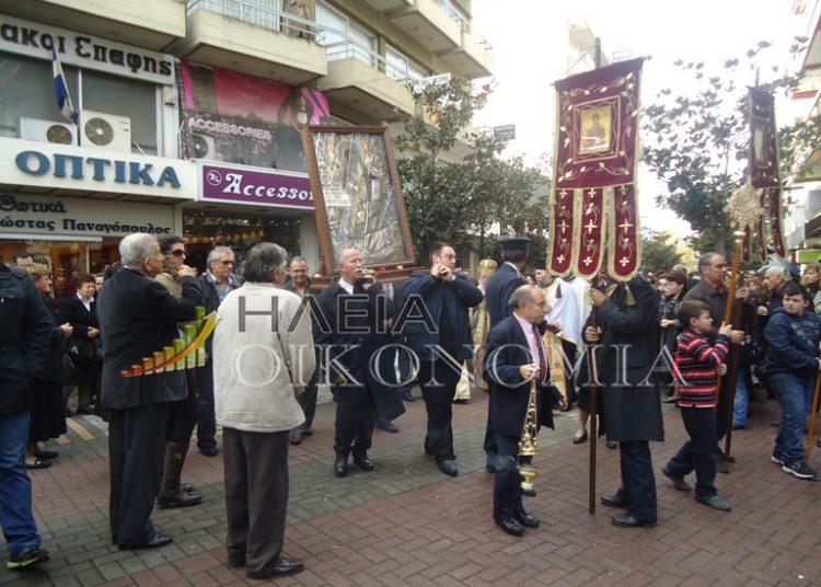 Έγινε η Περιφορά της εικόνας του Αγ.Διονυσίου στον Πύργο (βίντεο)