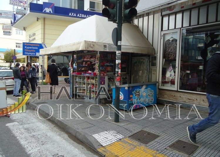 Διάρρηξη περιπτέρου στο κέντρο του Πύργου