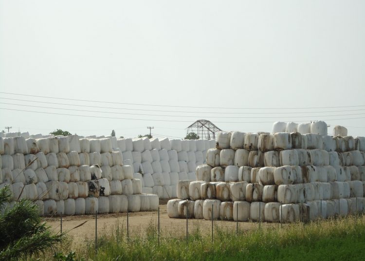 Καμμιά αντίδραση γιά τις δεματοποιημένες «Μπάλες» σκουπιδιών του Δήμου Πύργου στον Αλφειό !!!