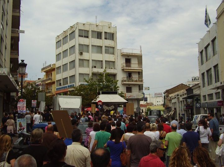 Στο δρόμο και οι “αγανακτισμένοι” πολίτες του Πύργου. Εξώδικο στους Βουλευτές της Ηλείας. Πορεία του ΠΑΜΕ.
