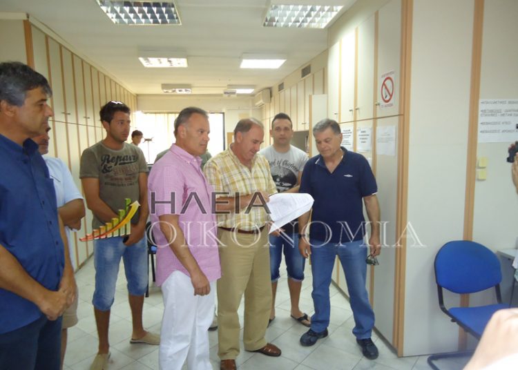 Κατάληψη στον ΟΑΕΕ Πύργου