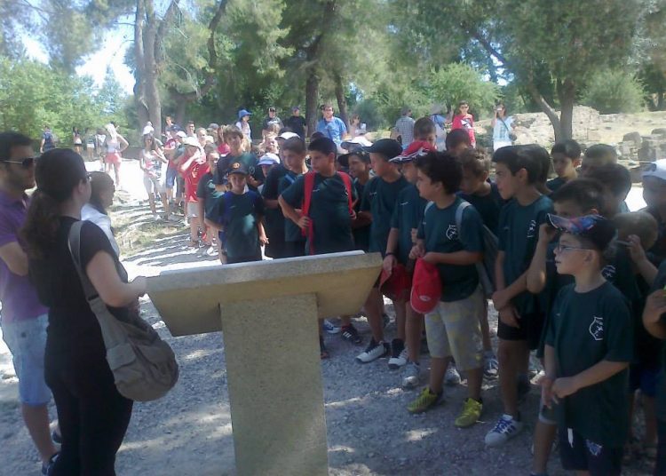 1ο camp “Αίολος”:Επίσκεψη στην Αρχαία Ολυμπία (φωτο)