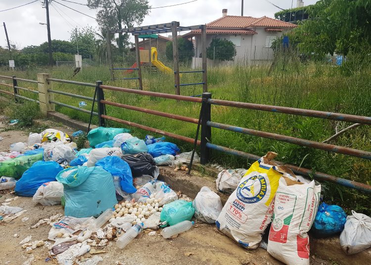 ΠΥΡΓΟΣ: Μετέτρεψαν Παιδική Χαρά και Αθλητικό Κέντρο σε χωματερή