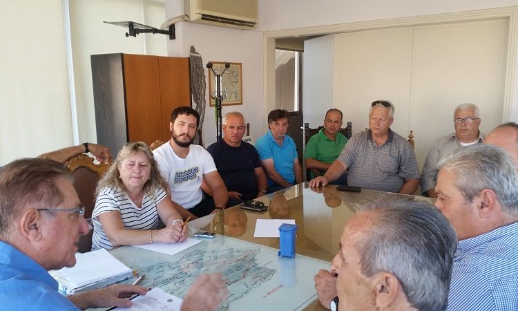Συνάντηση Δημάρχου Ζαχάρως με τους Προέδρους Κοινοτήτων