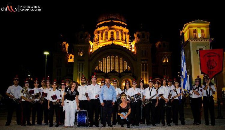 H Φιλαρμονικη Λεχαινων  στην Πατρα για τον εορτασμο του πολιουχου Πατρας Αγιου Ανδρεα