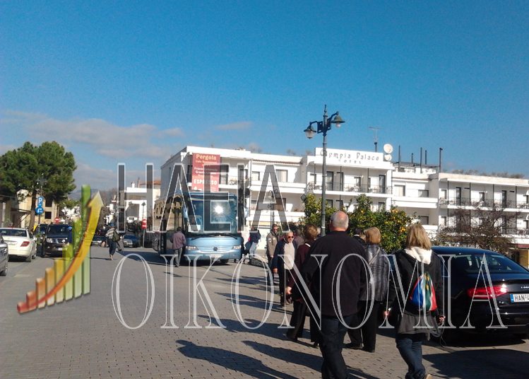 Βούλιαξαν απο τουρίστες χειμωνιάτικα Κατάκολο και Αρχαία Ολυμπία