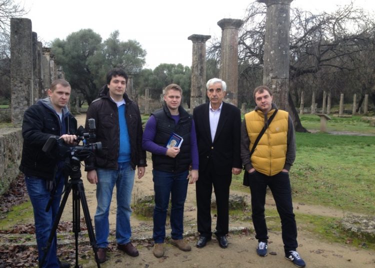 Συνάντηση του δημάρχου Θύμιου Κοτζία με δημοσιογράφους του « Russia 24»