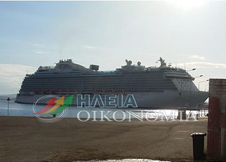 Στο λιμάνι Κατακόλου σήμερα το μεγαλύτερο κρουαζιερόπλοιο του κόσμου (φωτο)