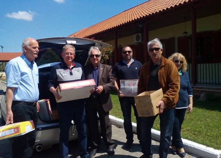 Τα μέλη του Δ.Σ, της Πολιτιστικής Λέσχης Τραπεζικών Ν.Ηλείας, επισκέφθηκαν το Άσυλο Ανιάτων “Νέα Βασιλειάς”