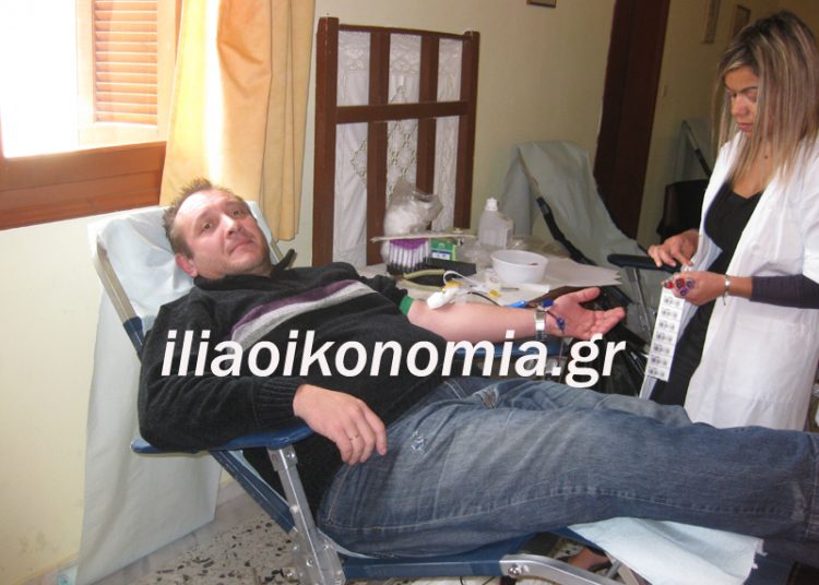 Εθελοντική Αιμοδοσία στον Αμπελώνα Ηλείας