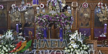 ΗΛΕΙΑ: Χάρμα οφθαλμών οι επιτάφιοι των εκκλησιών (φωτο)