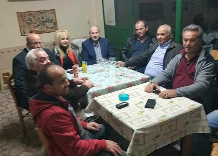 O Λάμπης Αριστειδόπουλος στα Δημοτικά διαμερίσματα Πεύκης ,Αγίας Αννας και Γουμερου