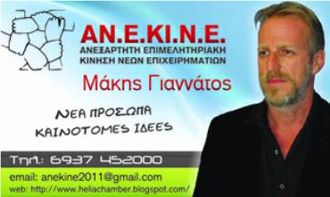 ΑΝ.Ε.ΚΙ.Ν.Ε. Τομή σε σχέση με το παρελθόν – Νέοι άνθρωποι με καινοτόμες ιδέες