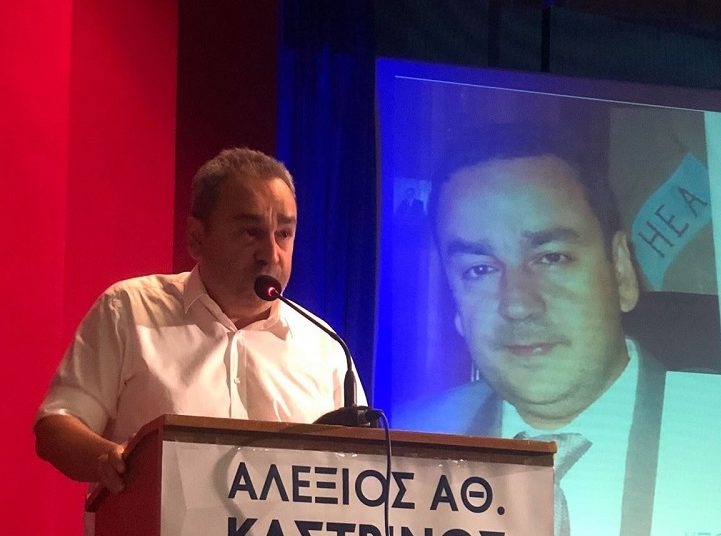 Κατάμεστο το Κουρβισιάνειο Πολιτιστικό Κέντρο Γαστούνης από την κεντρική ομιλία του Α. Καστρινού