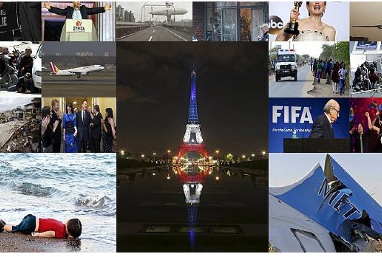 Τα γεγονότα που σημάδεψαν το 2015 σε 209 δευτερόλεπτα