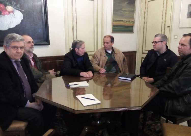 Συνάντηση Λιατσή με εκπροσώπους του 1ου ΕΠΑΛ Πύργου