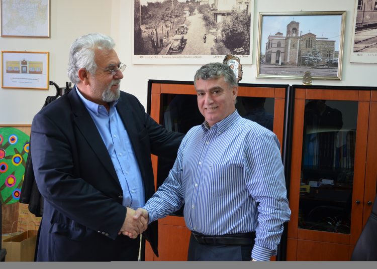 Συνάντηση των Δημάρχων Χριστοδουλόπουλου – Ναμπίλ για την περιοχή της λίμνης του Πηνειού