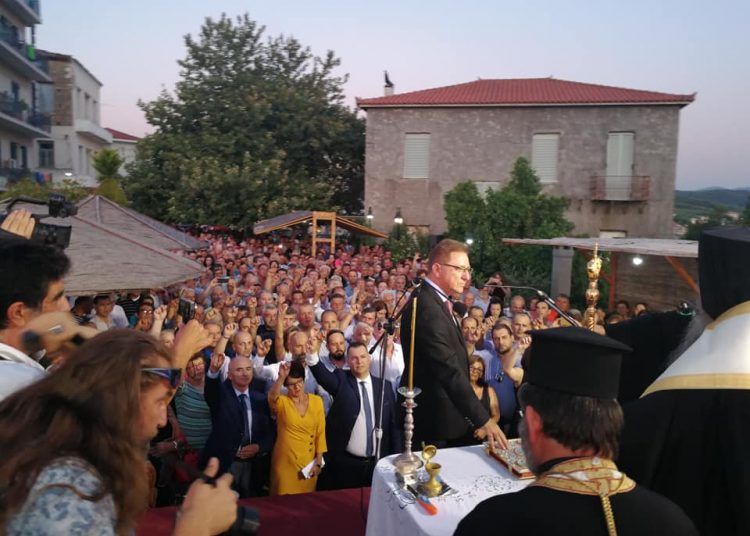 Πλήθος κόσμου στην ορκωμοσία της νέας δημοτικής αρχής Ζαχάρως