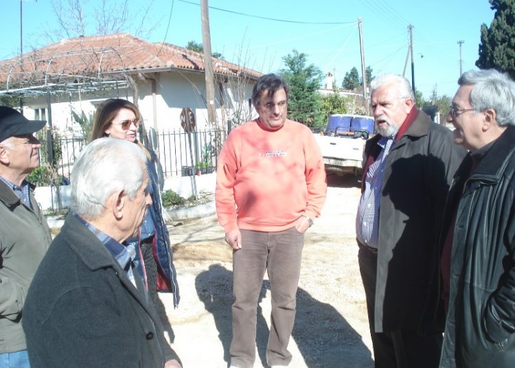 Αυτοψία κ.Χριστοδουλόπουλου στο έργο συλλογής-μεταφοράς λυμάτων οικισμών Δήμου Ήλιδας