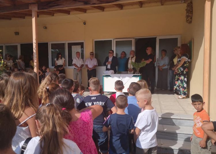 Παρουσία του Αντιδημάρχου Πύργου κ. Αργυρόπουλου ο Αγιασμός στο σχολείο Σκουροχωρίου