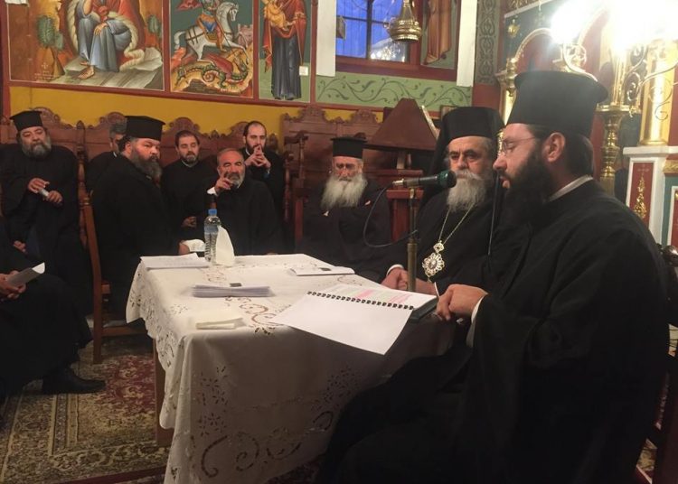 Ιερατική σύναξη στα Φωναϊτικα Πύργου