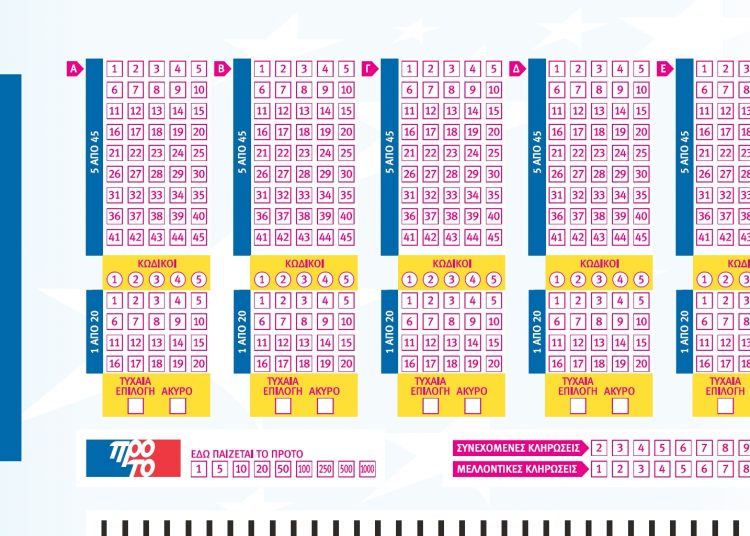 NEO τζακ ποτ στο τζόκερ – στην επόμενη κλήρωση θα μοιραστούν 1.300.000 ευρώ!