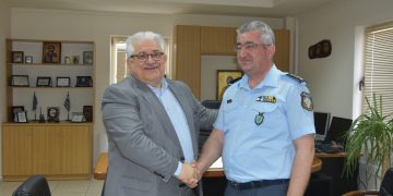 Η ασφάλεια των πολιτών κυριάρχησε στη συνάντηση του Κ.Τζαβάρα με τον Αστυνομικό Διευθυντή Ηλείας