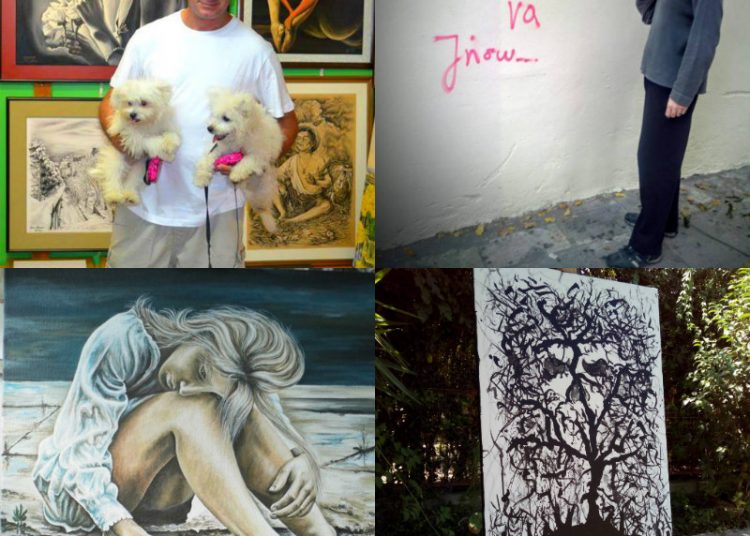 Οι ζωγράφοι X. Χάσα και Χ. Φερλές δημοπρατούν έργα τους για τους πυρόπληκτους