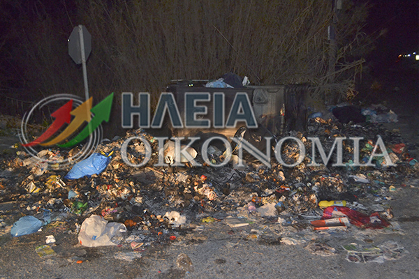 Πύργος: Καταδίωξη νεαρού για φωτιές σε κάδους απορριμμάτων