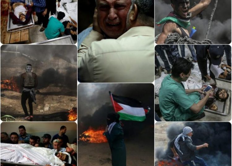 Ποτίστηκε με αίμα η Λωρίδα της Γάζας! Σκότωναν παιδιά πίνοντας… σαμπάνιες! 52 νεκροί, χιλιάδες τραυματίες