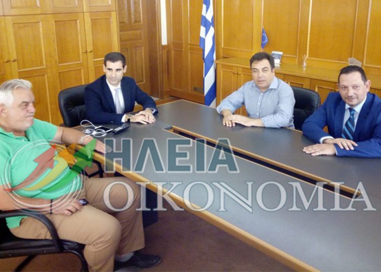 Εθιμοτυπική επίσκεψη του Δημάρχου Πύργου στον νέο Αντιπεριφερειάρχη Ηλείας κ. Β. Γιαννοπουλο (βίντεο)