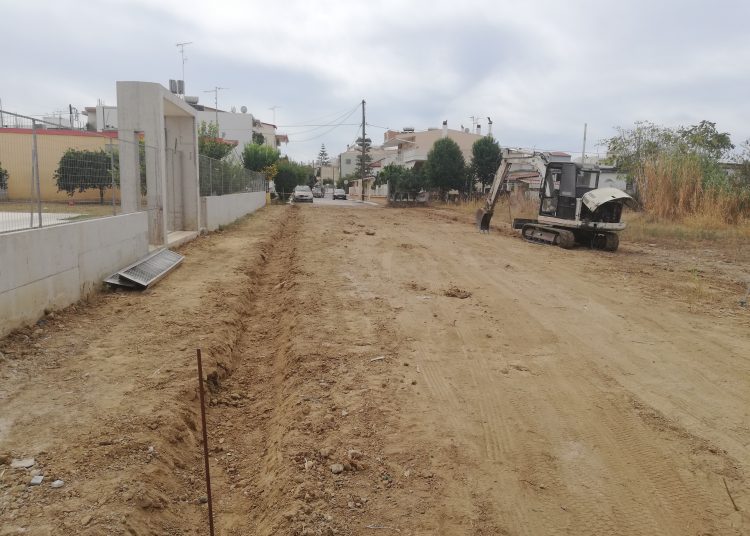 Συνεχίζονται οι εργασίες διάνοιξης νέου δρόμου στην Αμαλιάδα