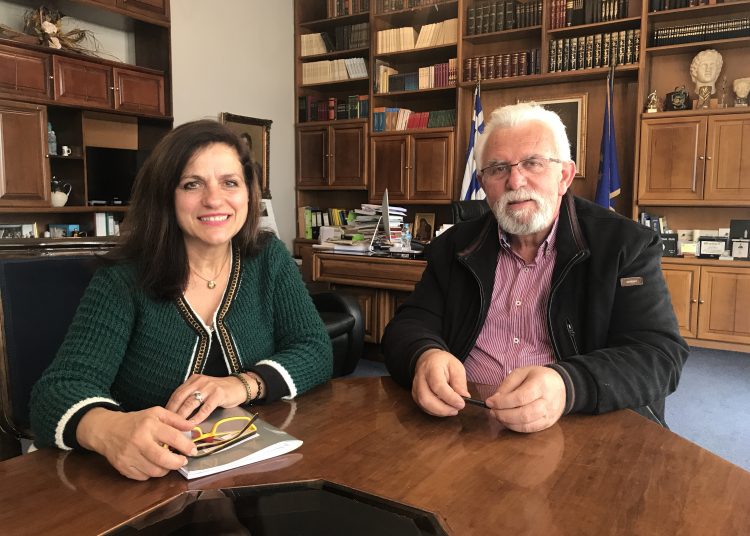 Η Ελένη Τσόπελα-Γαβριλιάδη με την παράταξη του Χρ.Χριστοδουλόπουλου Ήλιδα Νέα Μέρα