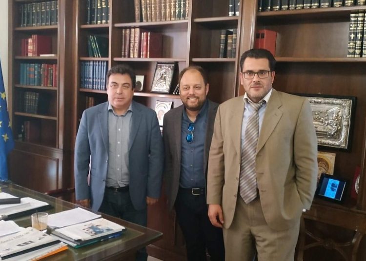 Συνάντηση Τ. Αντωνακόπουλου με τον Σύλλογο Σχολικών Καθαριστριών Δήμου Πύργου