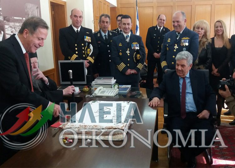 Κοπή βασιλόπιττας στην Αντιπεριφέρεια Ηλείας