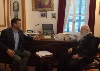 Στον Μητροπολίτη Ηλείας ο Γιάννης Λέντζας