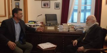 Στον Μητροπολίτη Ηλείας ο Γιάννης Λέντζας