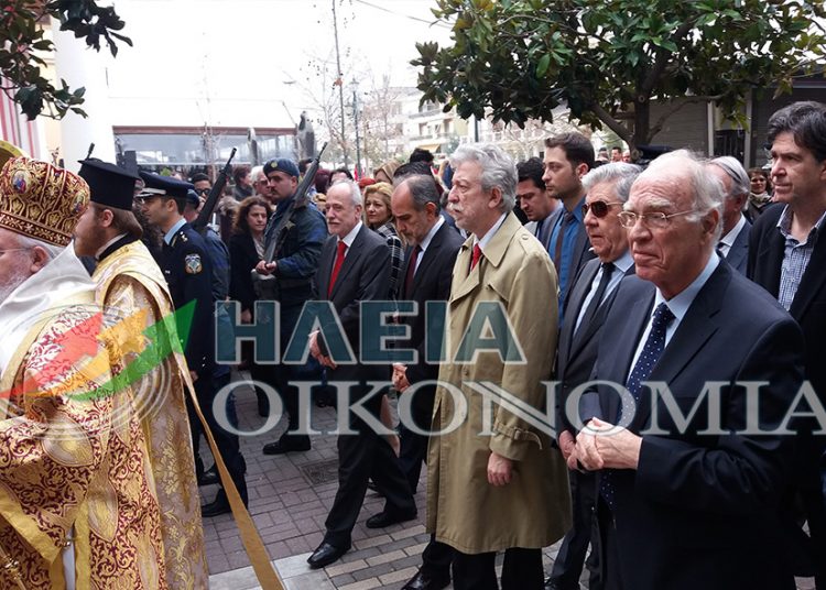 Στον Πύργο Βασ. Λεβέντης, Στ. Κοντονής, Δημ. Μπαξεβανάκης και Απ. Κατσιφάρας για την εορτή του πολιούχου Αγ. Χαραλάμπους