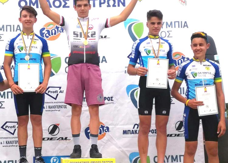 Συντριπτική νίκη του Ποδηλατοδρόμου στους Παίδες με τον Κώστα Καράι στην Πάτρα