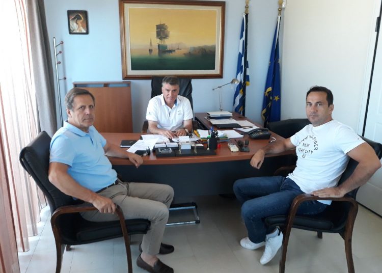 Συνάντηση Ναμπίλ Μοραντ με τους κ.Γεωργιόπουλο και Μητρόπουλο