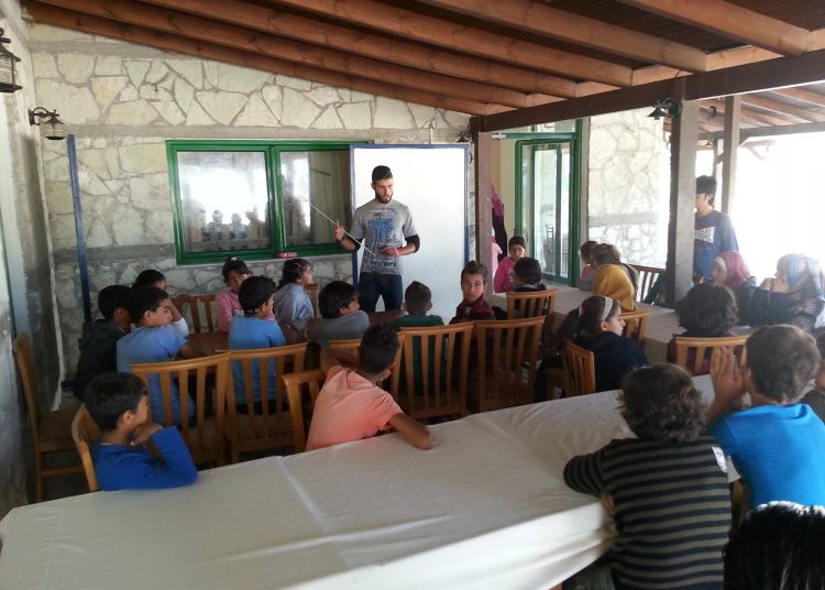 Ένα σχολείο προσφύγων στη Μυρσίνη Ηλείας