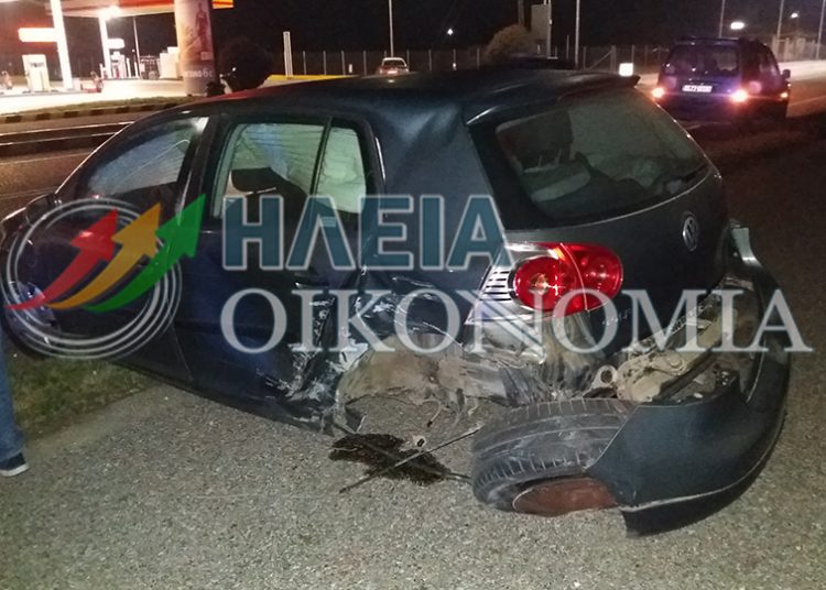 Πύργος: Δυνατή πλαγιομετωπική σύγκρουση στην οδό Κατακόλου (φωτο)