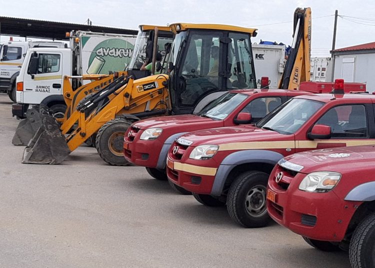 Σε επιχειρησιακή ετοιμότητα ο Δήμος Ήλιδας  για την αντιμετώπιση των εκτάκτων καιρικών φαινομένων
